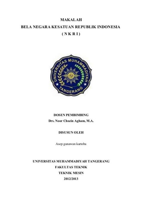 Contoh Cover Proposal Penelitian Terbaru - Contoh Cover Makalah