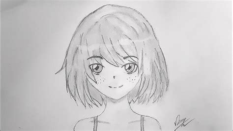 How To Draw Beautiful Anime Girl Step By Step Youtube