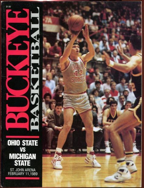 Ncaa basketball hype logo, team color t shirt, college, university Basketball-Program-The-Ohio-State-University-1989-1990 ...
