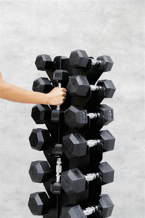 Primal Personal Series Compact 3 Tier Boxed Dumbbell Rack Ph