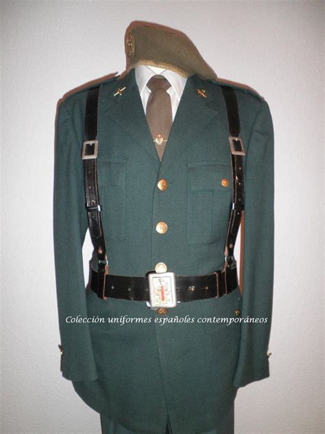 uniformes españoles contemporáneos del ejército español guardia civil auxiliar 1989 1993