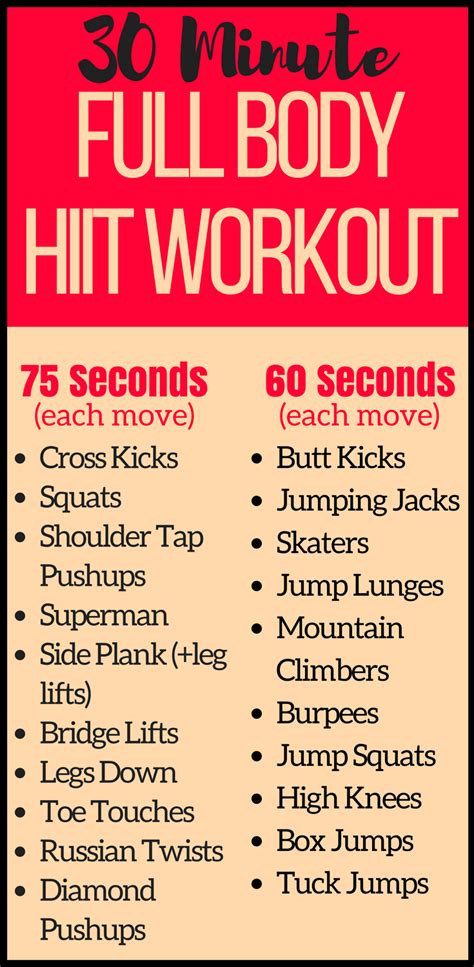 Fat burning hiit workouts at home. Amazing 30 Minute Full Body At Home HIIT Workout | Full ...