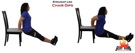 Exercise of the Week - Straight Leg Chair Dip - Fit Tip Daily