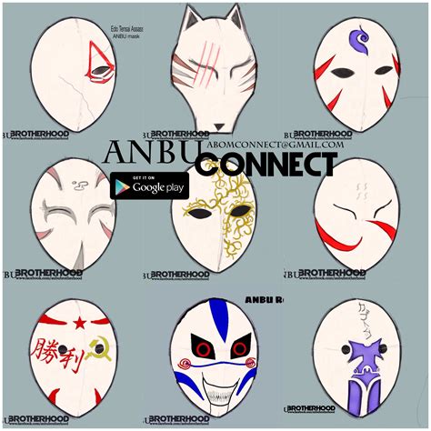Cool Anbu Mask Designs
