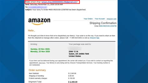 Boise Police Warn Of Fake Amazon Invoice Scam