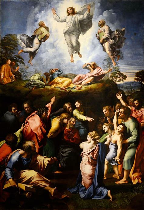 Transfiguration Artist Raphael Year 151620 Medium Tempera On Wood