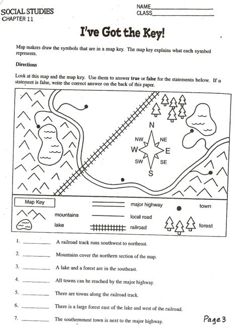 6th Grade Map Skills Worksheets Printable Printable Maps
