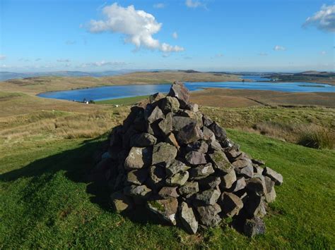 Cairn On Hillside Hill © Lairich Rig Geograph Britain And Ireland