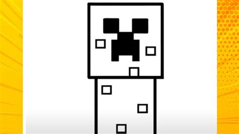 Como Dibujar Un Creeper De Minecraft How To Draw A Creeper Minecraft