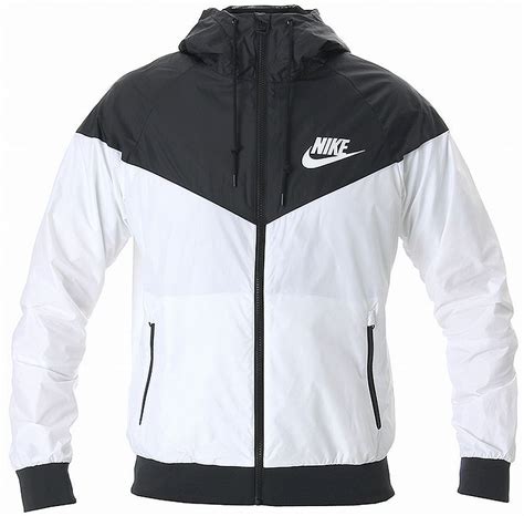 Nike Windrunnerwindbreaker Jacket Menwomen White Black Medium Large