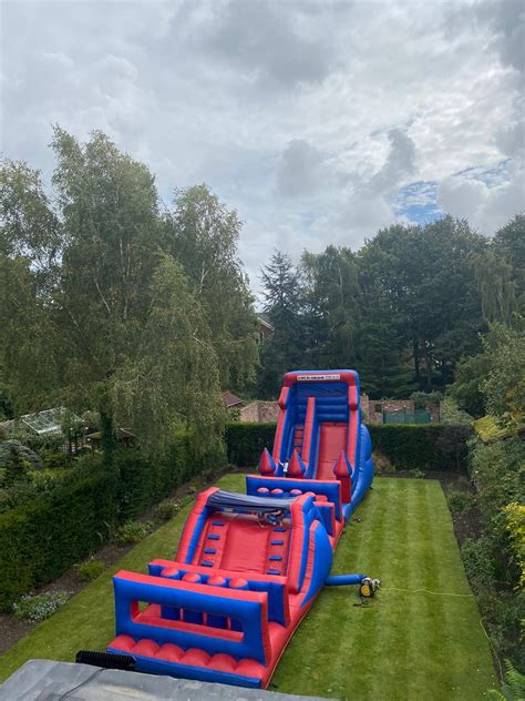 giant inflatable assault course obstacle hire liverpool st helens
