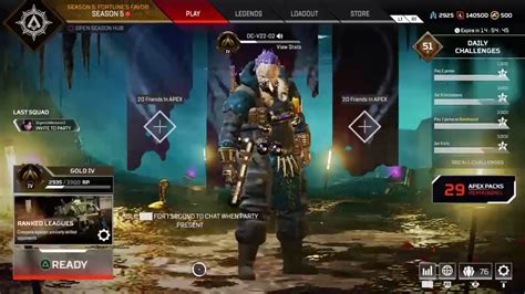 Apex Legends S5 Full Squad Ranked Grind 500 Sub Goal Youtube