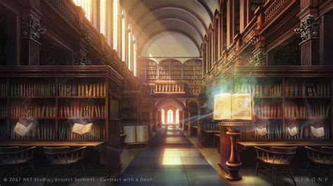 Grand Magical Library By Giaonp Особняк Интерьеры замка Места