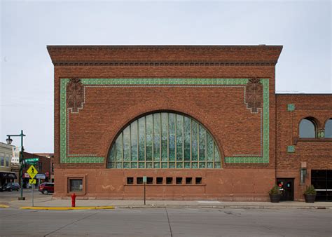 National Farmer's Bank in Owatonna, MN. Designed by architect Louis Sullivan and built in 1908 ...