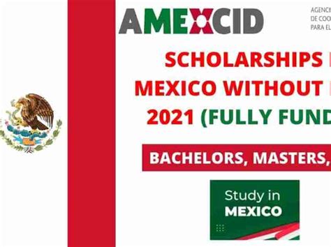 Scholarships In Mexico Without Ielts 2021 Fully Funded ⋆ Dailyflaver®
