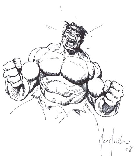 Hulk By Joe Jusko In Edd Walker S Sold Or Traded Comic Art Gallery Room