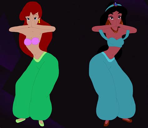 Ariel And Jasmines Bellydance Screencap Remake By Danfrandes On