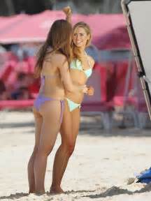 Sophie S Fashion Blog Kimberley Garner At Bikini Photoshoot Candids Barbados