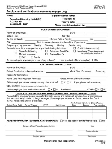 Employment Verification Form Fill Out And Sign Printable Pdf Template