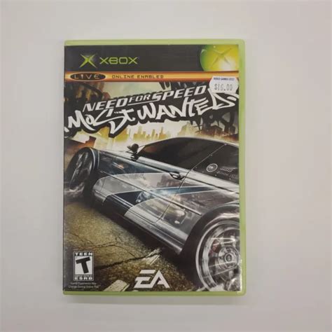 NEED FOR SPEED Most Wanted Microsoft Xbox Original Free Fast Shipping PicClick