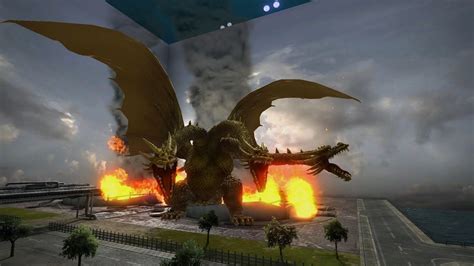 Godzilla Ps4 King Of Kaiju Gameplay 1 King Ghidorah The King Of