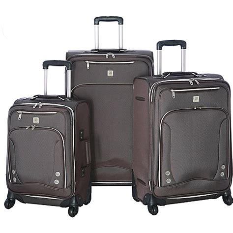 Olympia Skyhawk Exp 3 Piece Travel Set Brown Olympia Luggage Sets