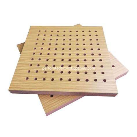 Wood Absorptive Panels Perforated Acoustic Panels