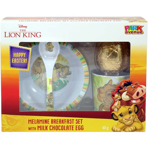 Disney The Lion King Breakfast Set With Chocolate Easter Egg 40g