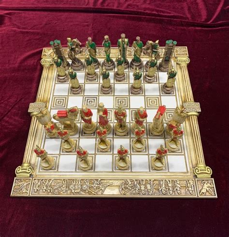 Trojan War Chess Set Scacchiera Regalo Di Compleanno Regalo Etsy