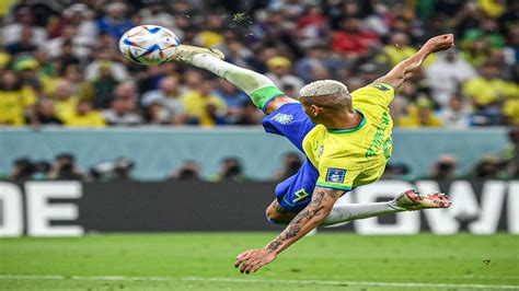 Fifa World Cup 2022 Brazils Richarlison Scores Off Stunning Bicycle