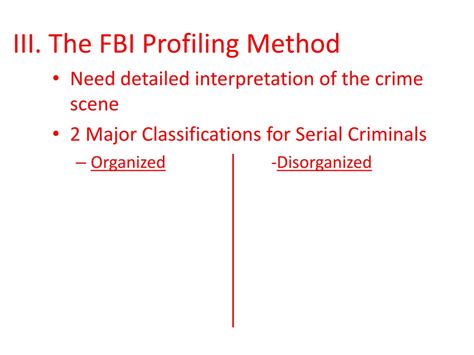 Ppt Notes Criminal Profiling Forensic Psychology Powerpoint