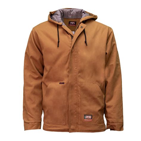 Insulated Duck Hooded Work Jacket For Men Key Apparel