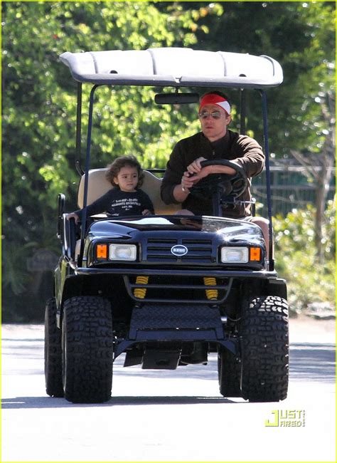 Matthew McConaughey Levi Golf Cart Guys Photo Camila Alves Celebrity Babies Levi