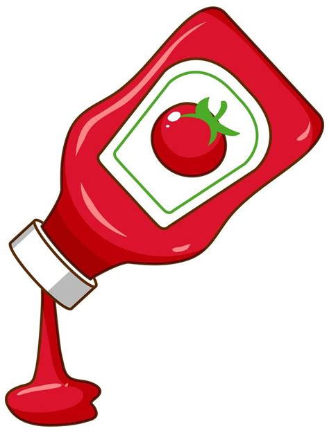 Ketchup Bottle Vector Art Icons And Graphics For Free Download