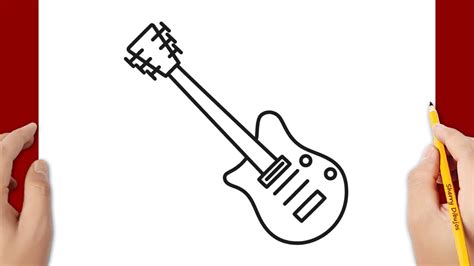 Como Dibujar Una Guitarra Paso A Paso 10 Guitarra Dibujo Ayayhome