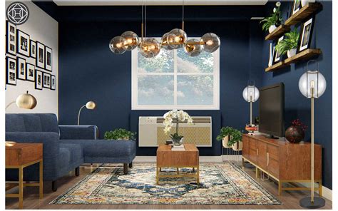 Eclectic Living Room Design by Havenly Interior Designer Julio | Eclectic room design, Eclectic ...