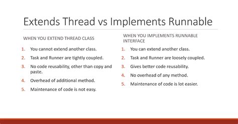 7 differences between extends Thread and implements Runnable in Java | Java67