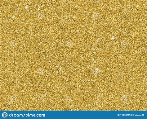Gold Background Glitter Sparkles Christmas Card New Year Stock Photo