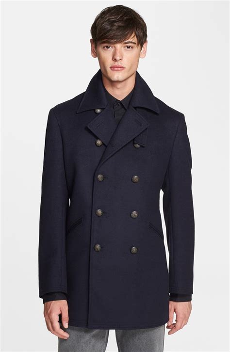 John Varvatos Star Usa Wool And Cashmere Peacoat Nordstrom