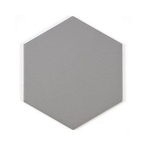 Full Body Hexagon Matt Light Grey 20cm X 174cm Wall And Floor Tile