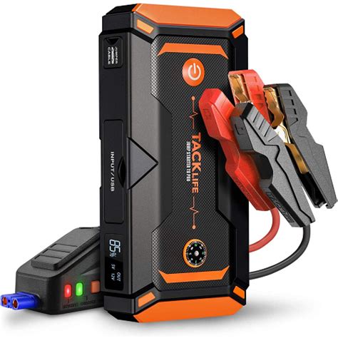 Tacklife T8 Pro Car Jump Starter With Usb Quick Charge Portable Power