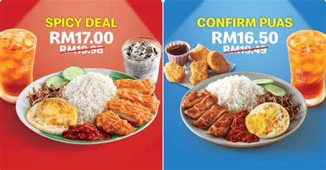 For a wholesome dinner, make the following dishes. McDonald's Nasi Lemak McD Promotion (valid until 9 ...