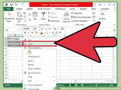 Inside a new window, under the shortcut key, there is a little text area. 4 Ways to Change from Lowercase to Uppercase in Excel ...