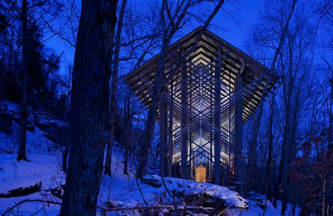 A Magical Modern Chapel In The Ozark Mountains
