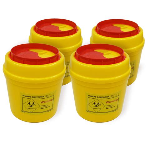 Sharps Container Needle Disposal With Lid L Trans Africa Medicals