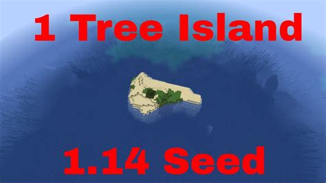 1 Island 1 Tree Minecraft Seed Showcase Islandseed Minecraft Youtube