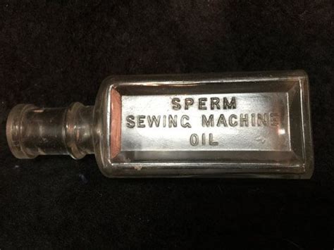 Sperm Sewing Machine Oil Bottle