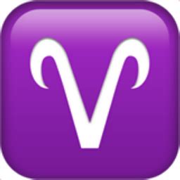 Whether you need a degree symbol or sagittarius or a sextile, you can just cut and paste. Aries Emoji (U+2648, U+FE0F)