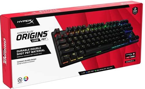 Hyperx Alloy Origins Core Pbt Tkl Mechanical Gaming Keyboard Macro