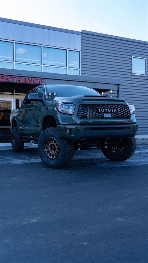 We Took This Army Green Trd Pro To The Next Level With An Awesome Lift